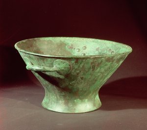 Tál az egyik kamrasírból, Mükéné, Kr.e. 1300 körül (bronz)
